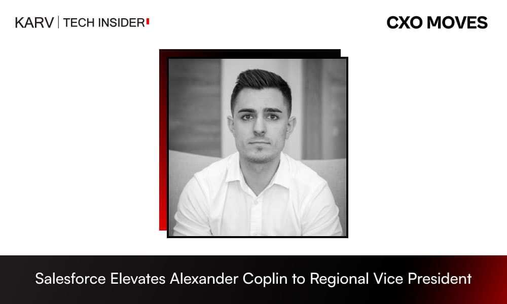 Alexander Coplin Elevated to Regional Vice President at Salesforce