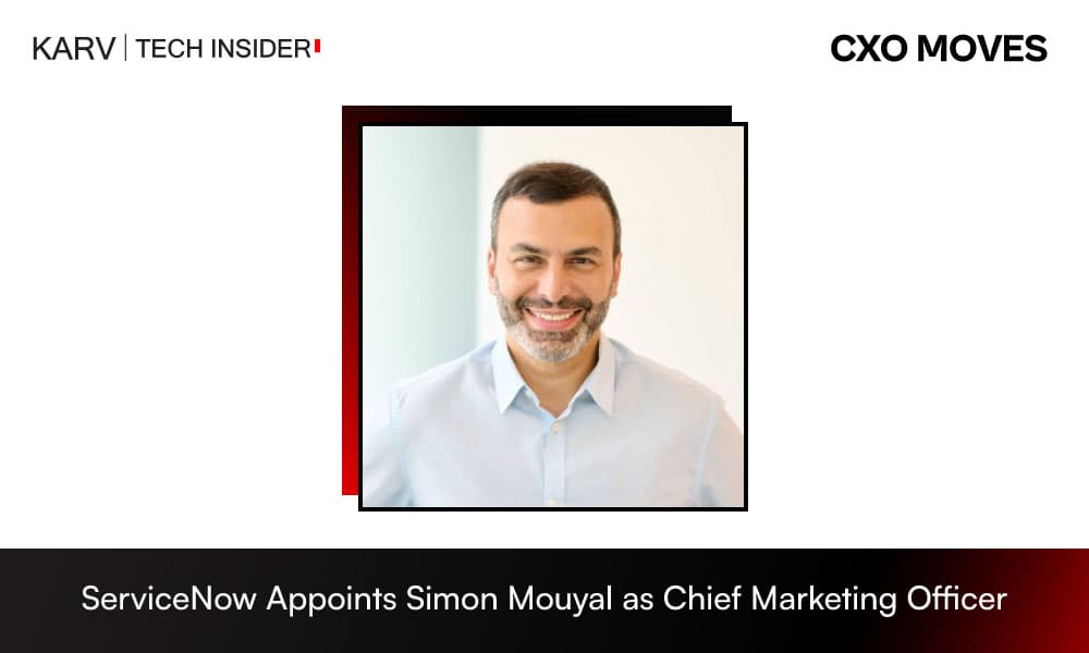 Simon Mouyal Steps into Chief Marketing Officer Role at ServiceNow
