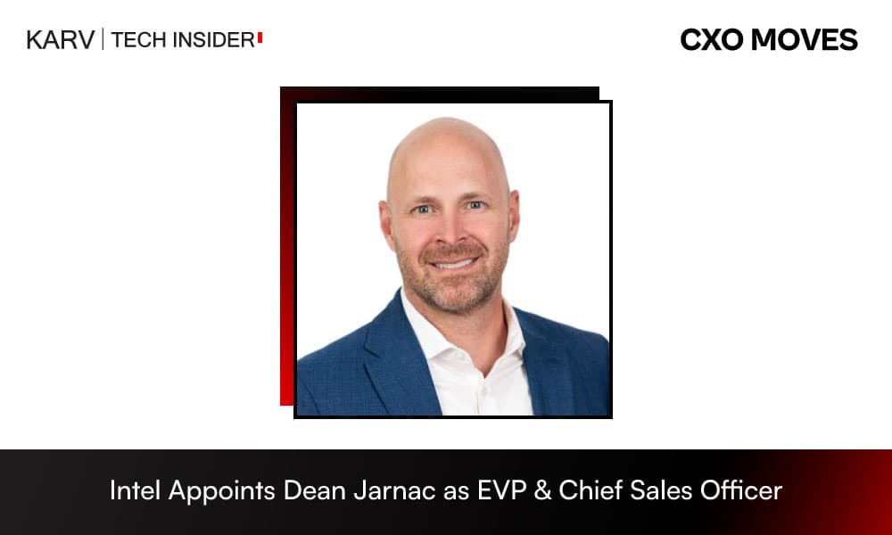 Dean Jarnac to Join Intel as Executive Vice President and Chief Sales Officer
