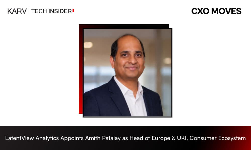 Amith Patalay Joins LatentView Analytics as Head of Europe & UKI, Consumer Ecosystem