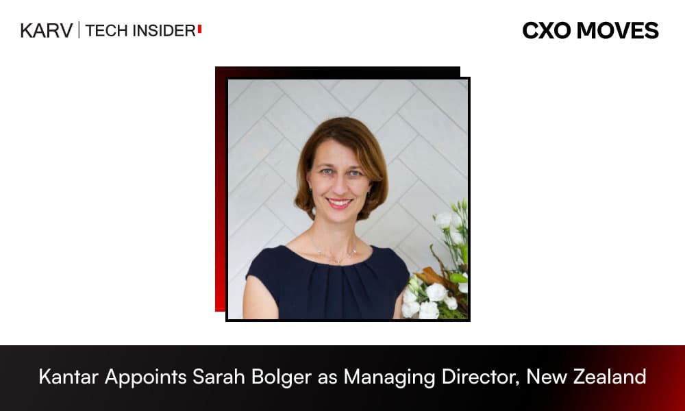 Kantar Appoints Sarah Bolger as Managing Director, New Zealand