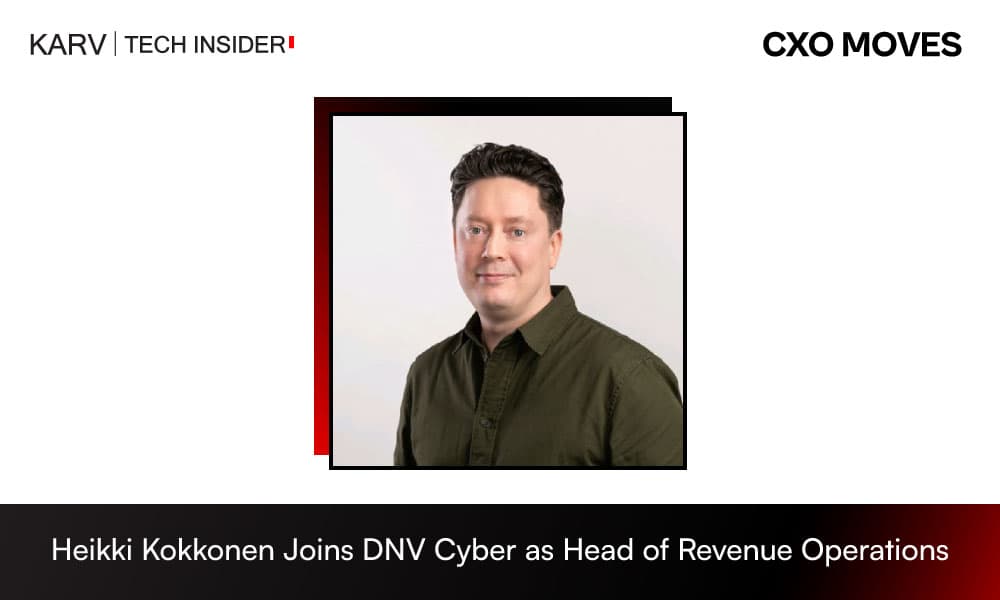Heikki Kokkonen Joins DNV Cyber as Head of Revenue Operations