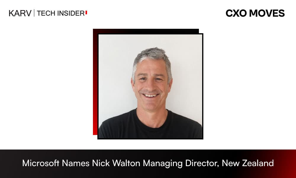 Nick Walton Joins Microsoft as Managing Director of New Zealand