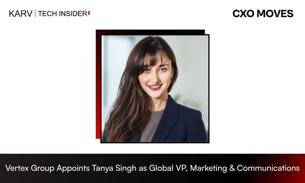 Vertex Group Appoints Tanya Singh as Global Vice President, Marketing & Communications