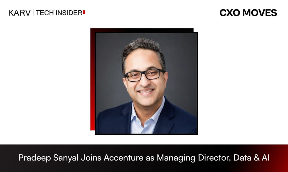Pradeep Sanyal Joins Accenture as Managing Director, Data & AI