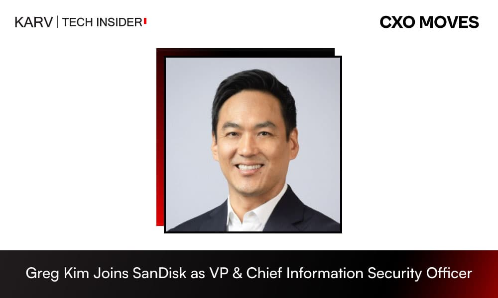 Greg Kim Joins SanDisk as Vice President & Chief Information Security Officer