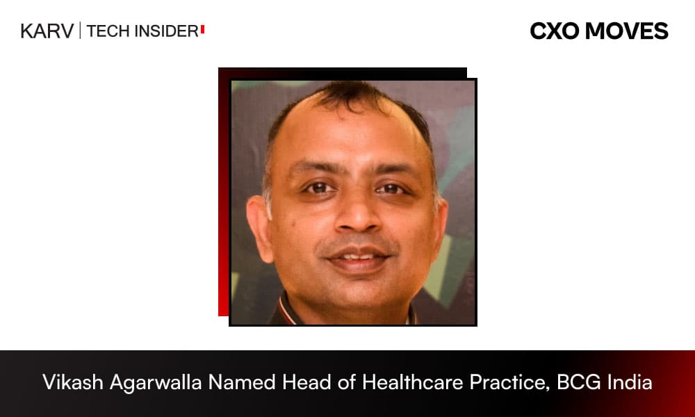Vikash Agarwalla Named Head of Healthcare Practice at BCG India