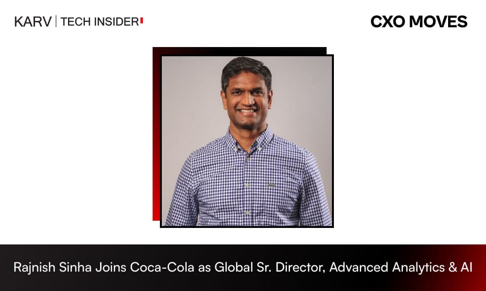 Rajnish Sinha Joins Coca-Cola as Senior Director of Advanced Analytics