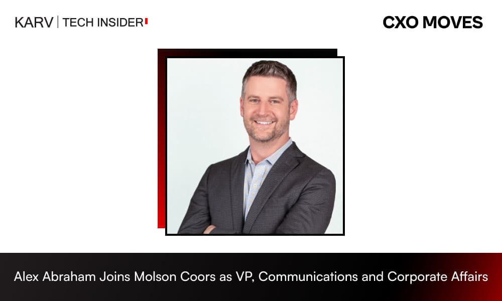 Alex Abraham Joins Molson Coors as VP, Communications and Corporate Affairs