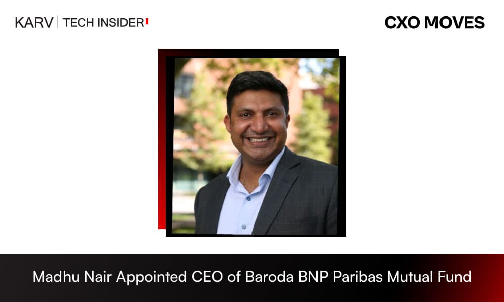 Madhu Nair Takes Over as CEO of Baroda BNP Paribas Mutual Fund