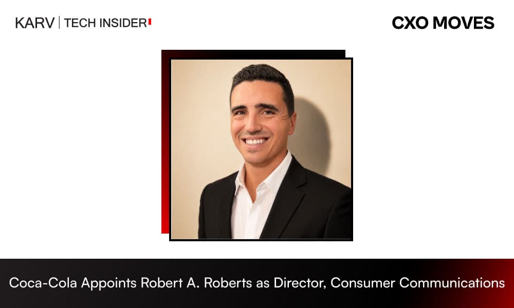 Robert A. Roberts Joins Coca-Cola as Director, Consumer Communications