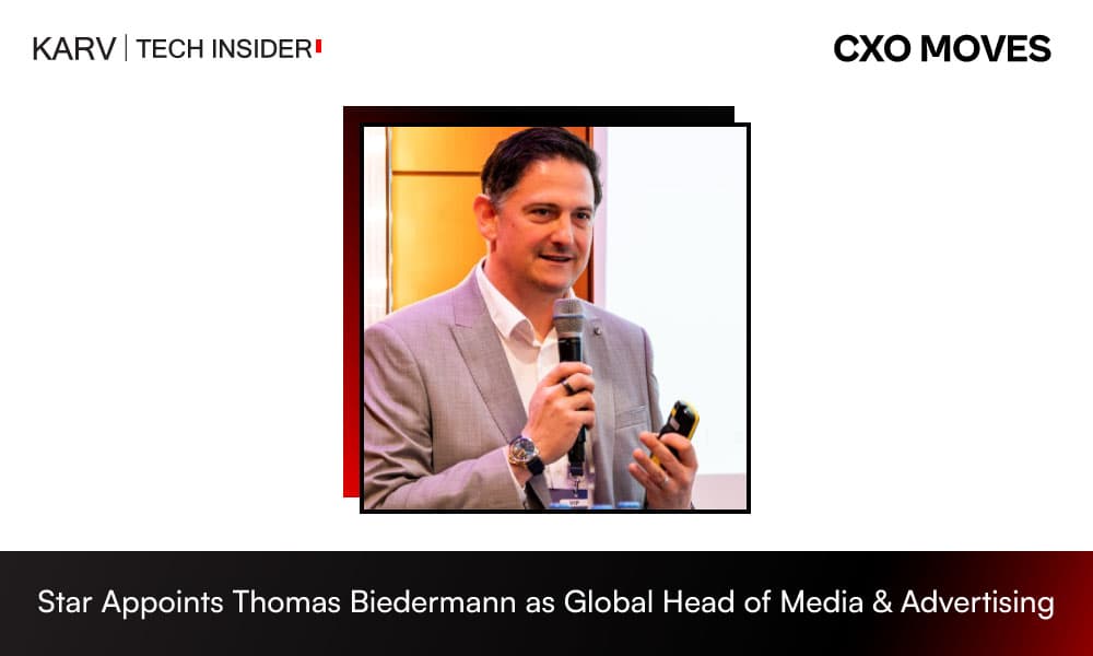 Thomas Biedermann Joins Star as Global Head of Media & Advertising