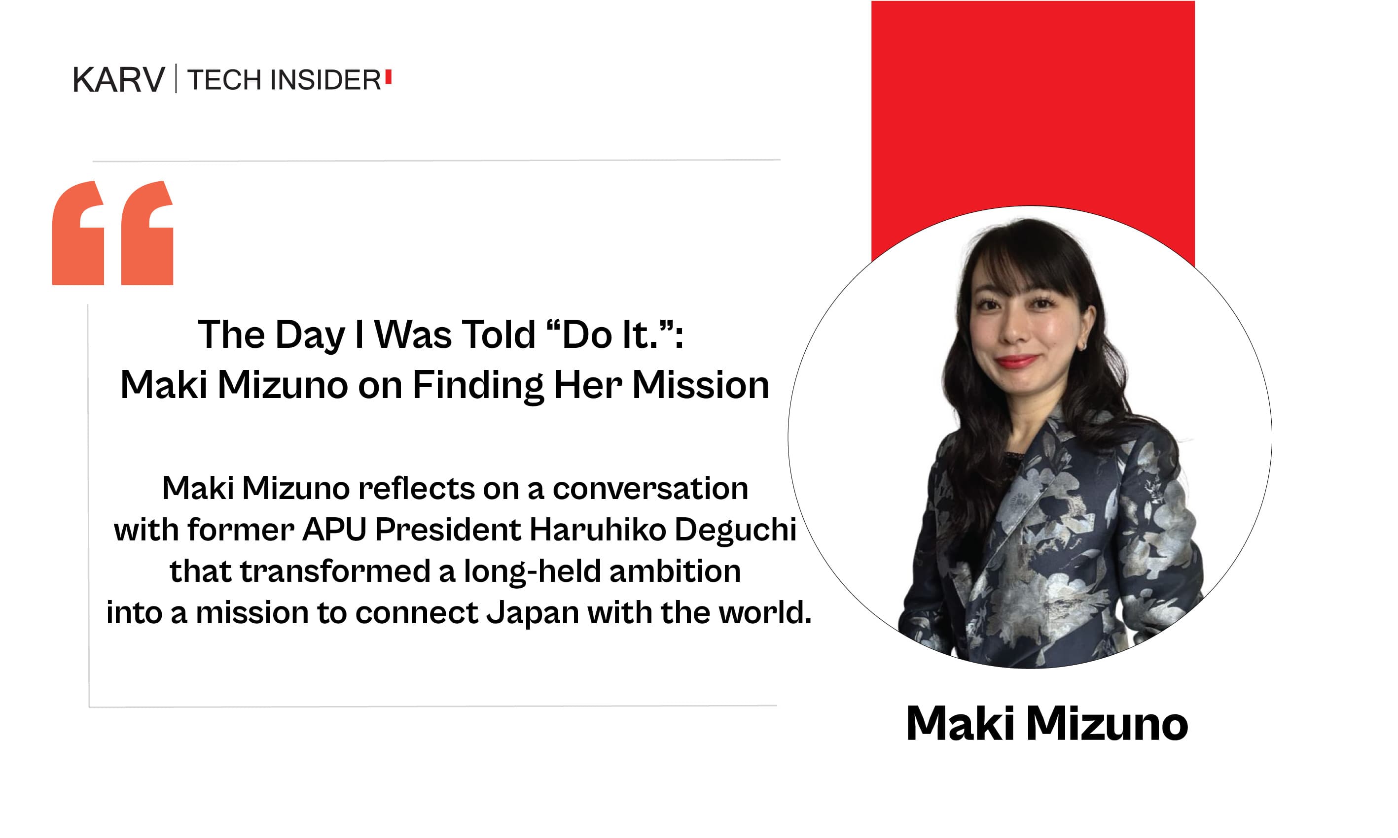 The Day I Was Told, “Do It.”: How a 30-Minute Conversation Turned an Ambition into a Mission