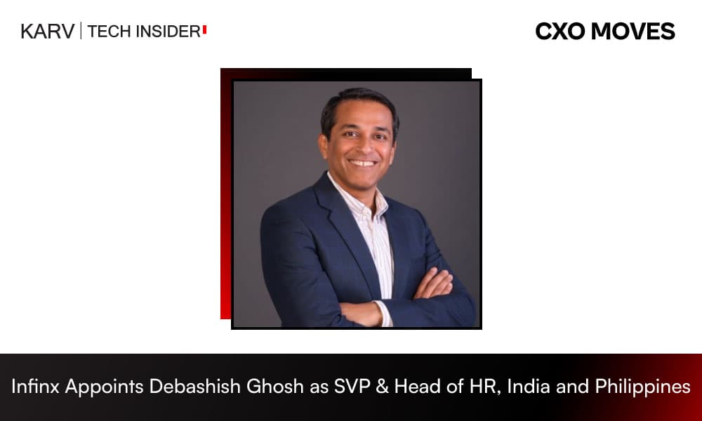 Debashish Ghosh Joins Infinx as SVP & Head of HR for India and the Philippines
