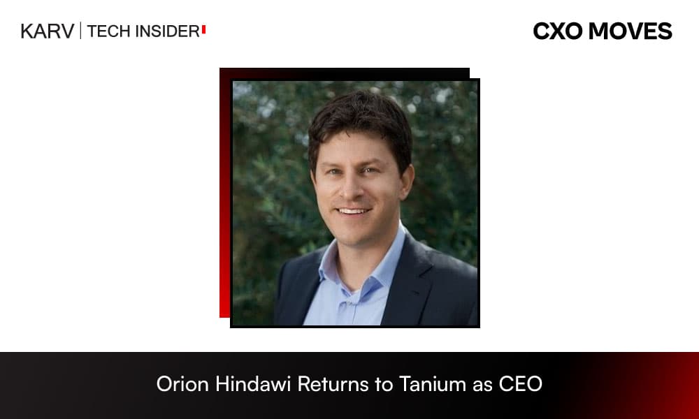 Orion Hindawi Returns to Tanium as CEO