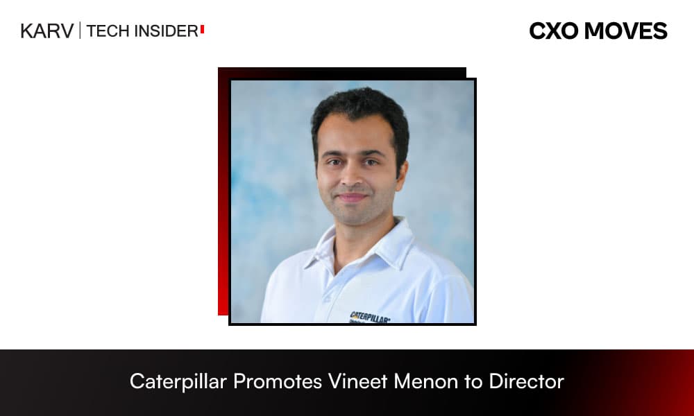 Vineet Menon Promoted to Distribution Director, East Africa at Caterpillar