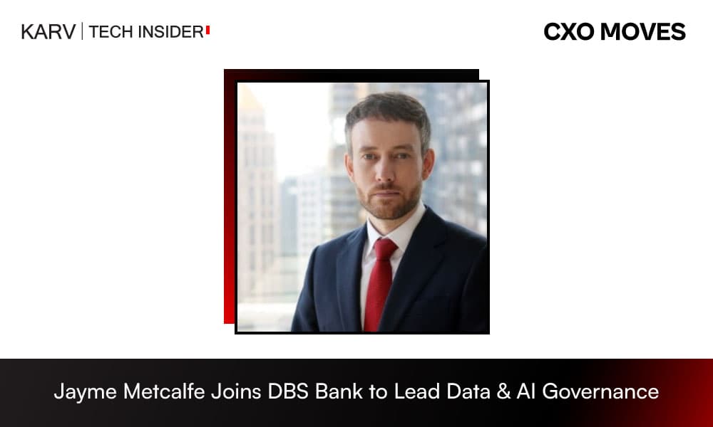 Jayme Metcalfe Joins DBS Bank as Managing Director, Group Head of Data & AI Governance