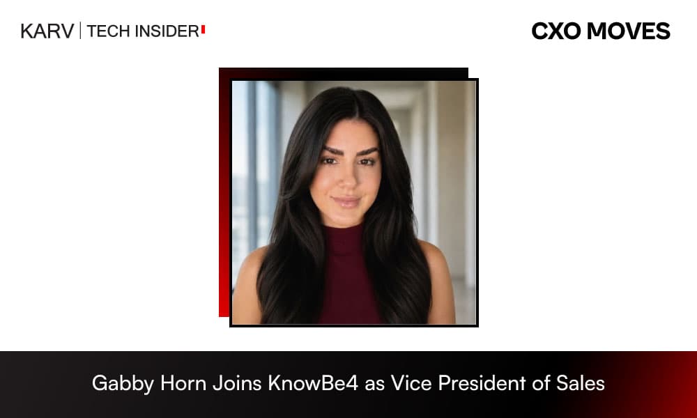 Gabby Horn Joins KnowBe4 as Vice President of Sales