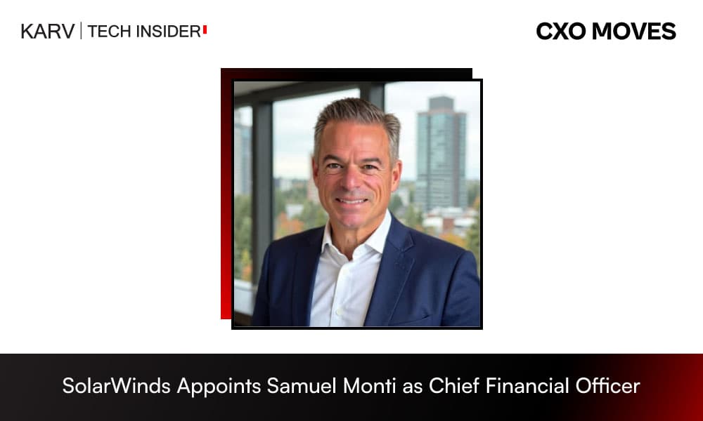 Samuel Monti Joins SolarWinds as Chief Financial Officer to Support Its Next Phase of Growth