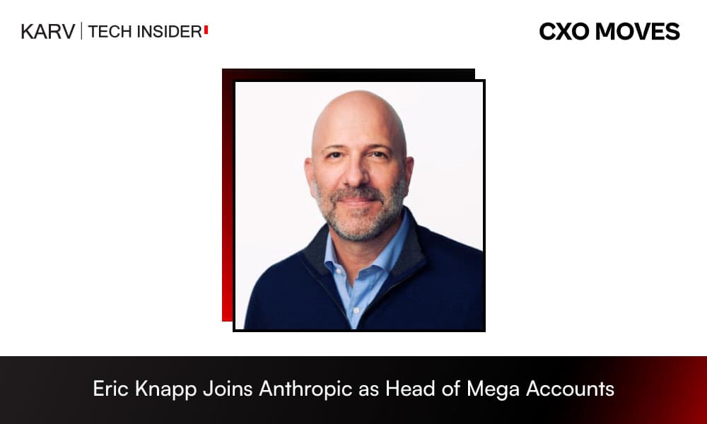 Eric Knapp Joins Anthropic as Head of Mega Accounts
