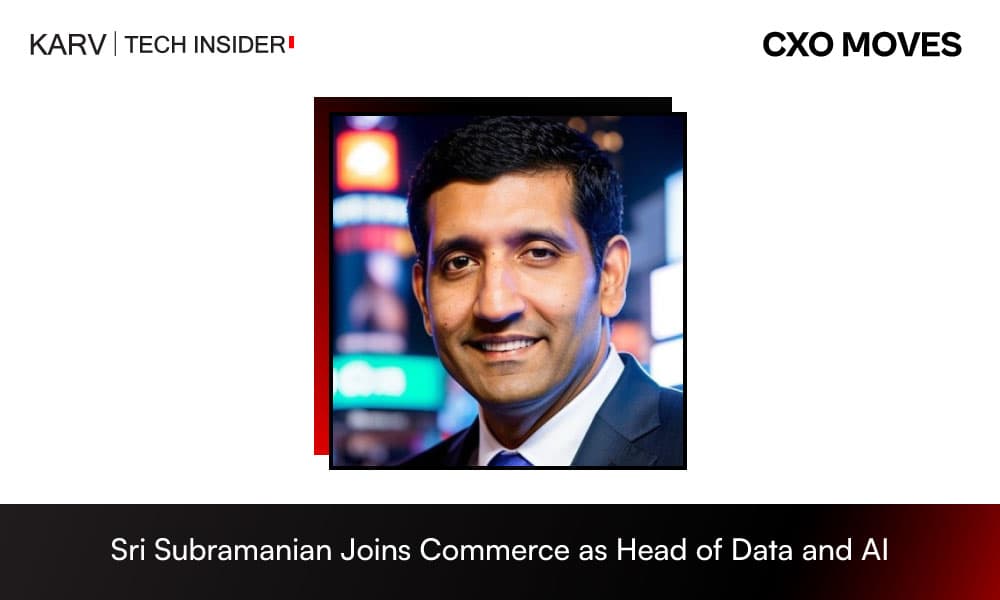 Sri Subramanian Joins Commerce as Head of Data and AI to Drive Data-Led Growth