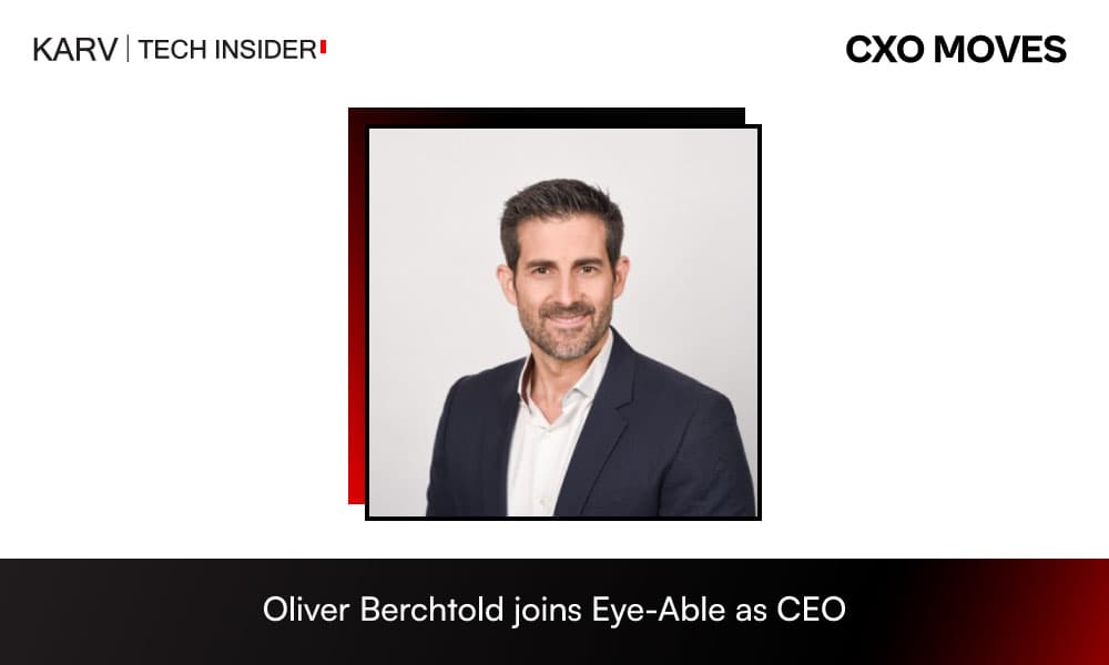 Oliver Berchtold joins Eye-Able as CEO