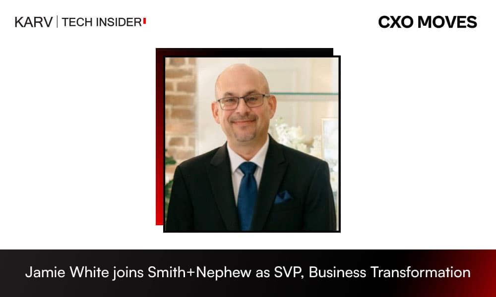 Smith+Nephew appoints Jamie White as SVP, Business Transformation
