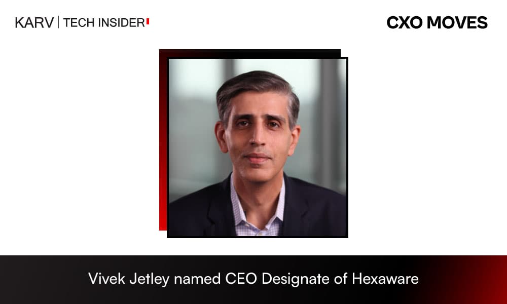 Hexaware appoints Vivek Jetley as CEO Designate to lead its next phase of AI-led growth