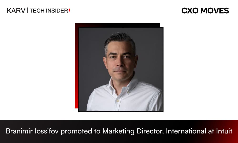 Intuit expands Branimir Iossifov’s marketing remit across EMEA, APAC and LATAM