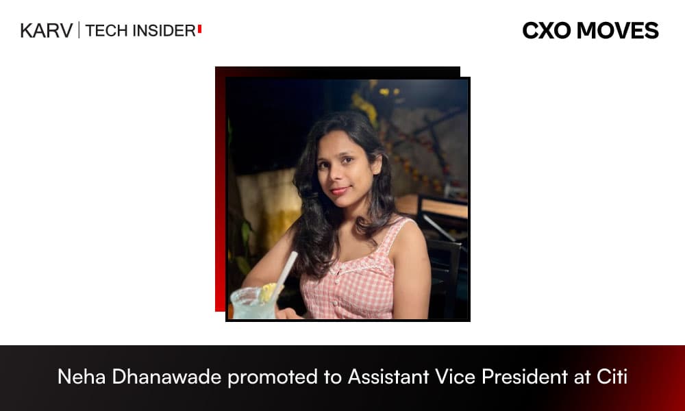 Citi promotes Neha Dhanawade to Assistant Vice President
