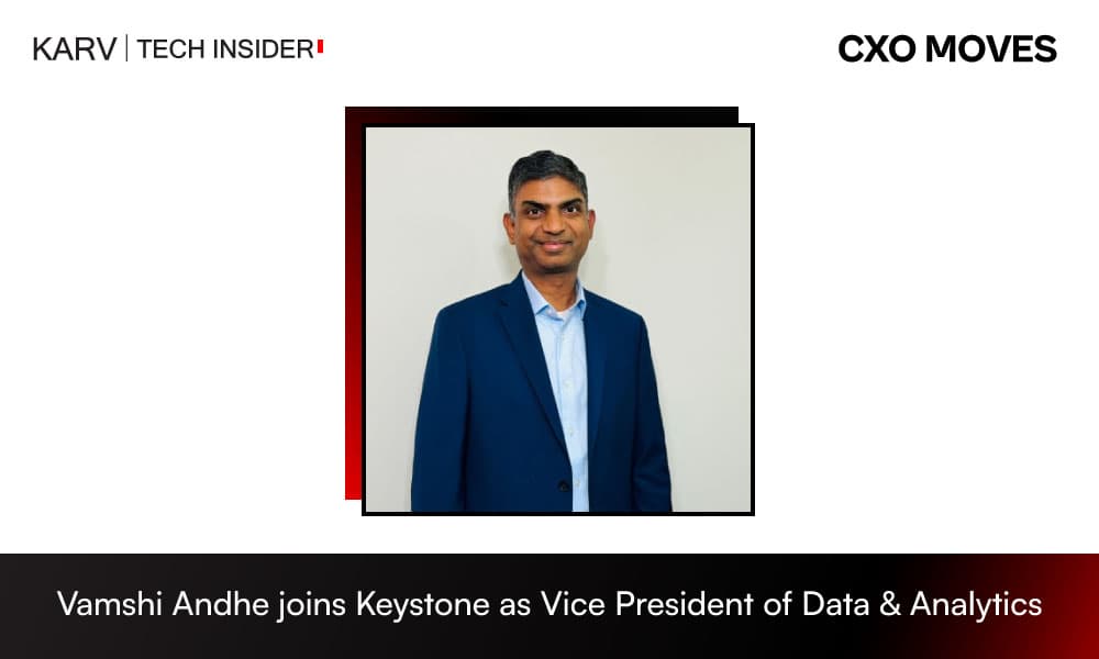 Keystone appoints Vamshi Andhe as Vice President of Data & Analytics
