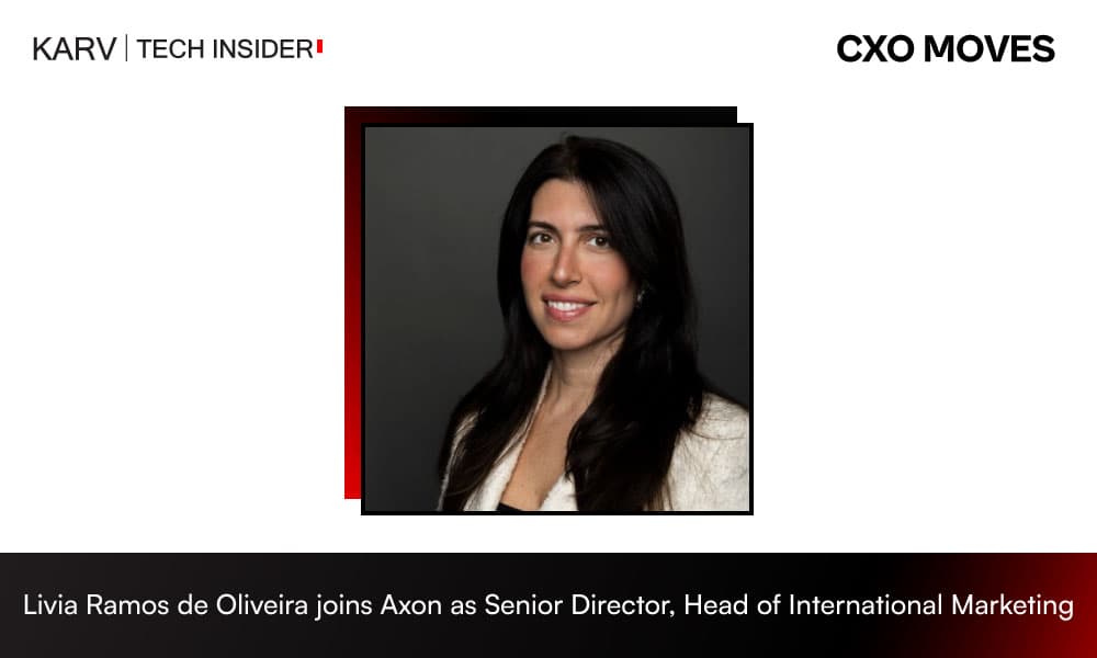Axon appoints Livia Ramos de Oliveira as Senior Director, Head of International Marketing