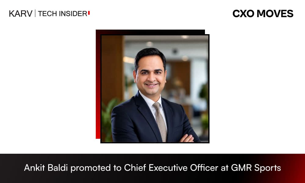 Ankit Baldi promoted to Chief Executive Officer at GMR Sports