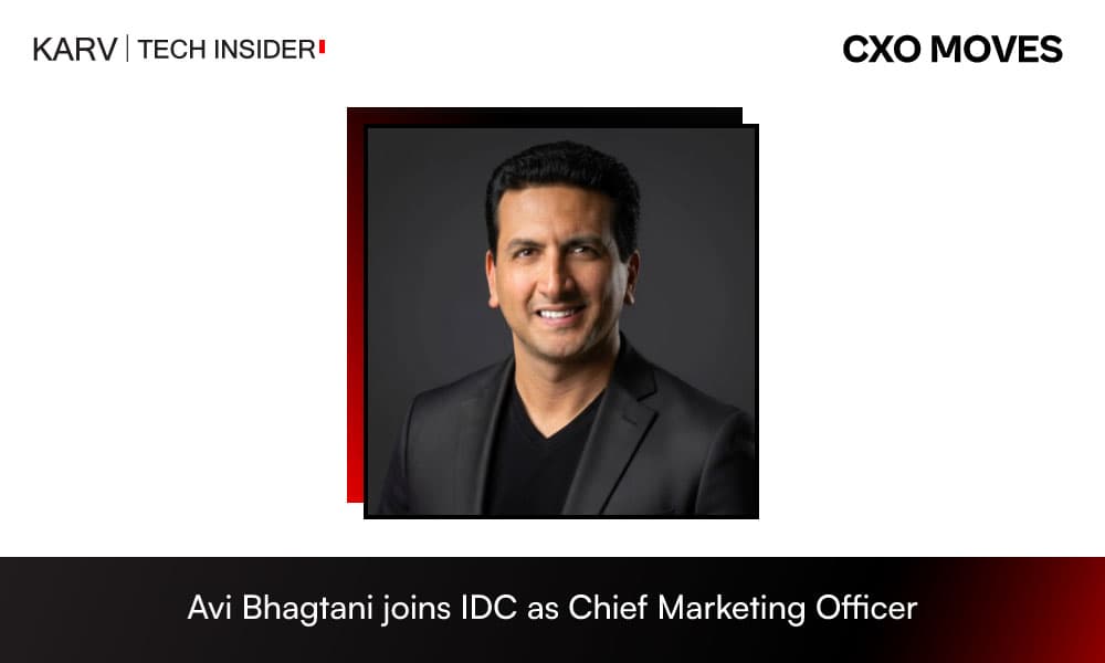 IDC appoints Avi Bhagtani as Chief Marketing Officer