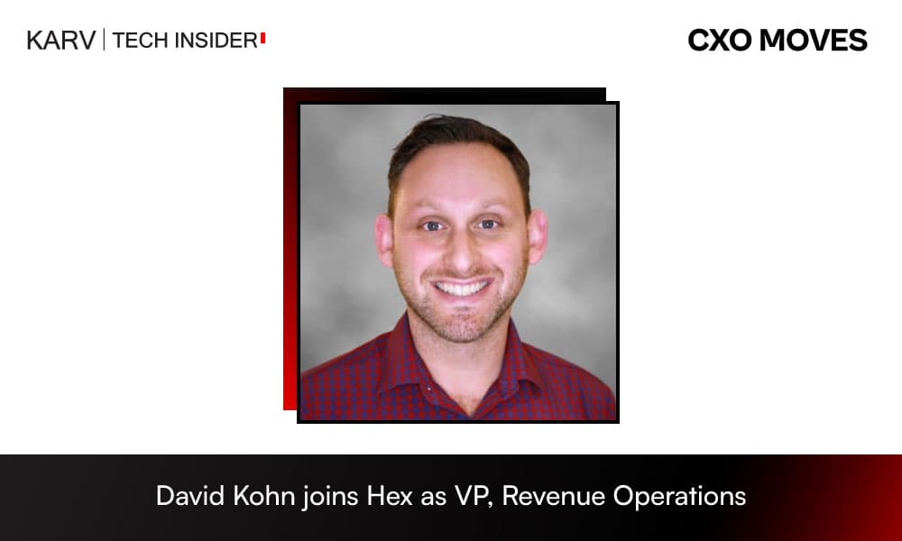 Hex appoints David Kohn to lead Revenue Operations