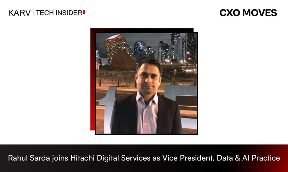 Hitachi Digital Services appoints Rahul Sarda as Vice President, Data & AI Practice