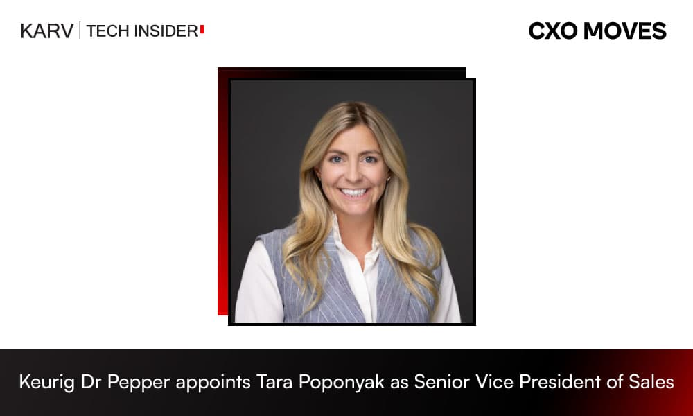 Keurig Dr Pepper appoints Tara Poponyak as Senior Vice President of Sales