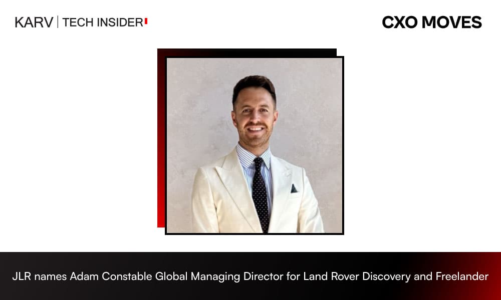 JLR names Adam Constable Global Managing Director for Land Rover Discovery and Freelander