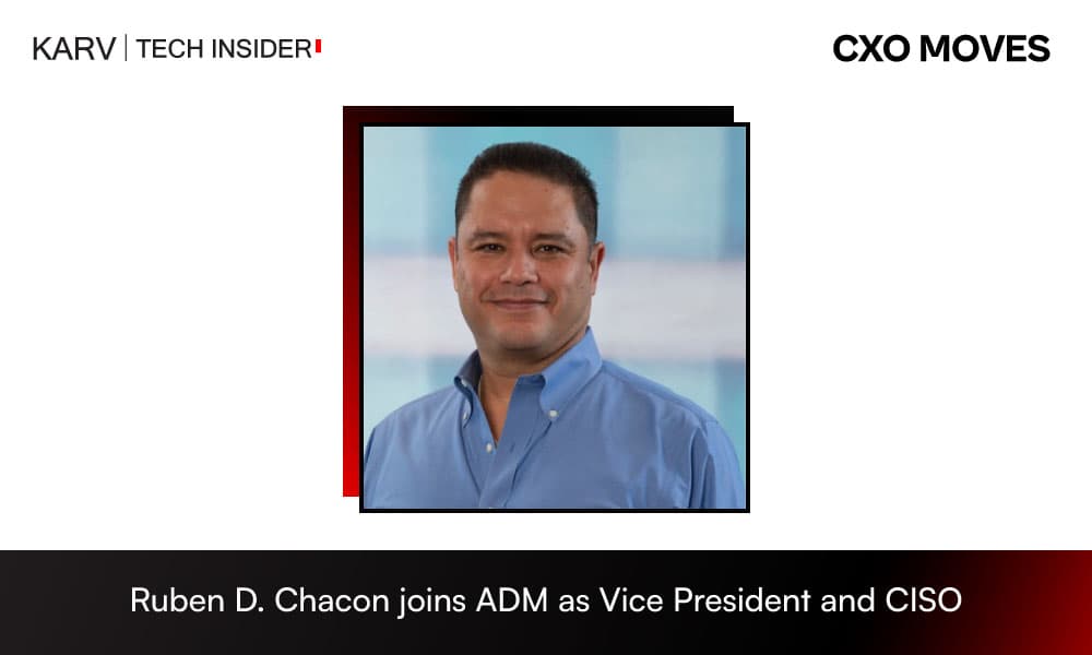 ADM appoints Ruben D. Chacon as Vice President and Chief Information Security Officer
