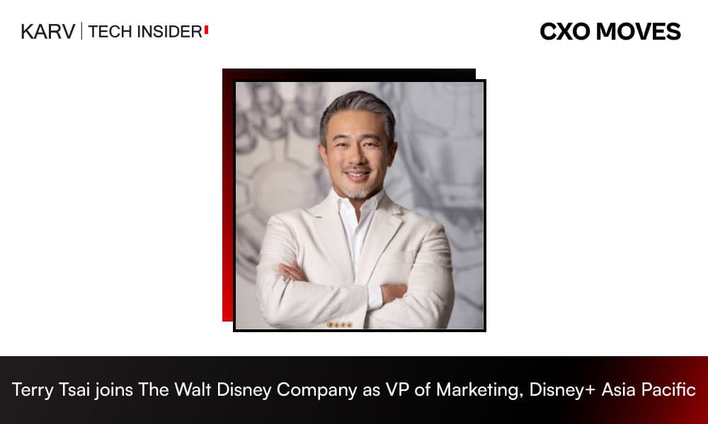 Terry Tsai joins The Walt Disney Company as VP of Marketing, Disney+ Asia Pacific