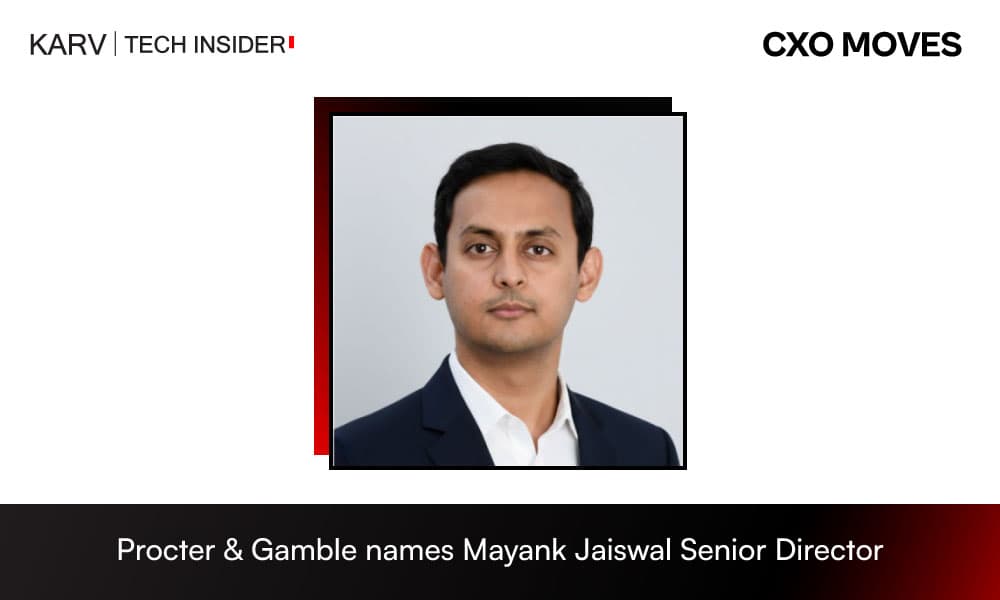 Procter & Gamble names Mayank Jaiswal Senior Director, P&G India Media and Brand Building Strategy and Operations