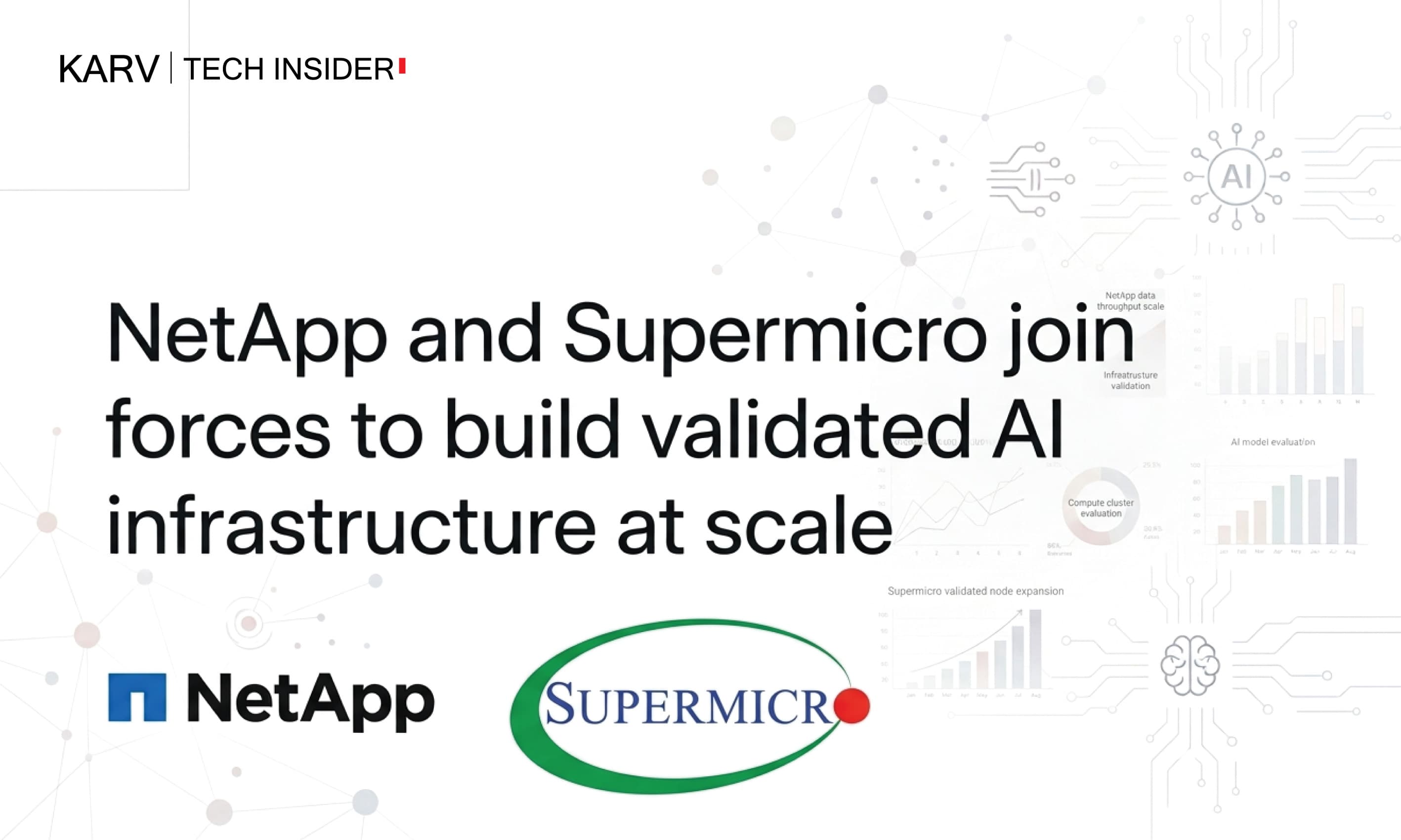 NetApp and Supermicro join forces to build validated AI infrastructure at scale