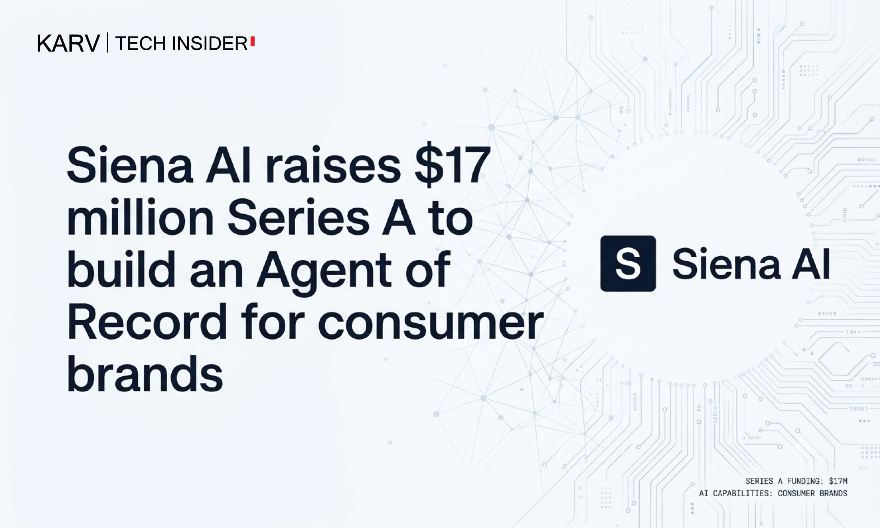 Siena AI raises $17 million Series A to expand its AI platform for consumer brands