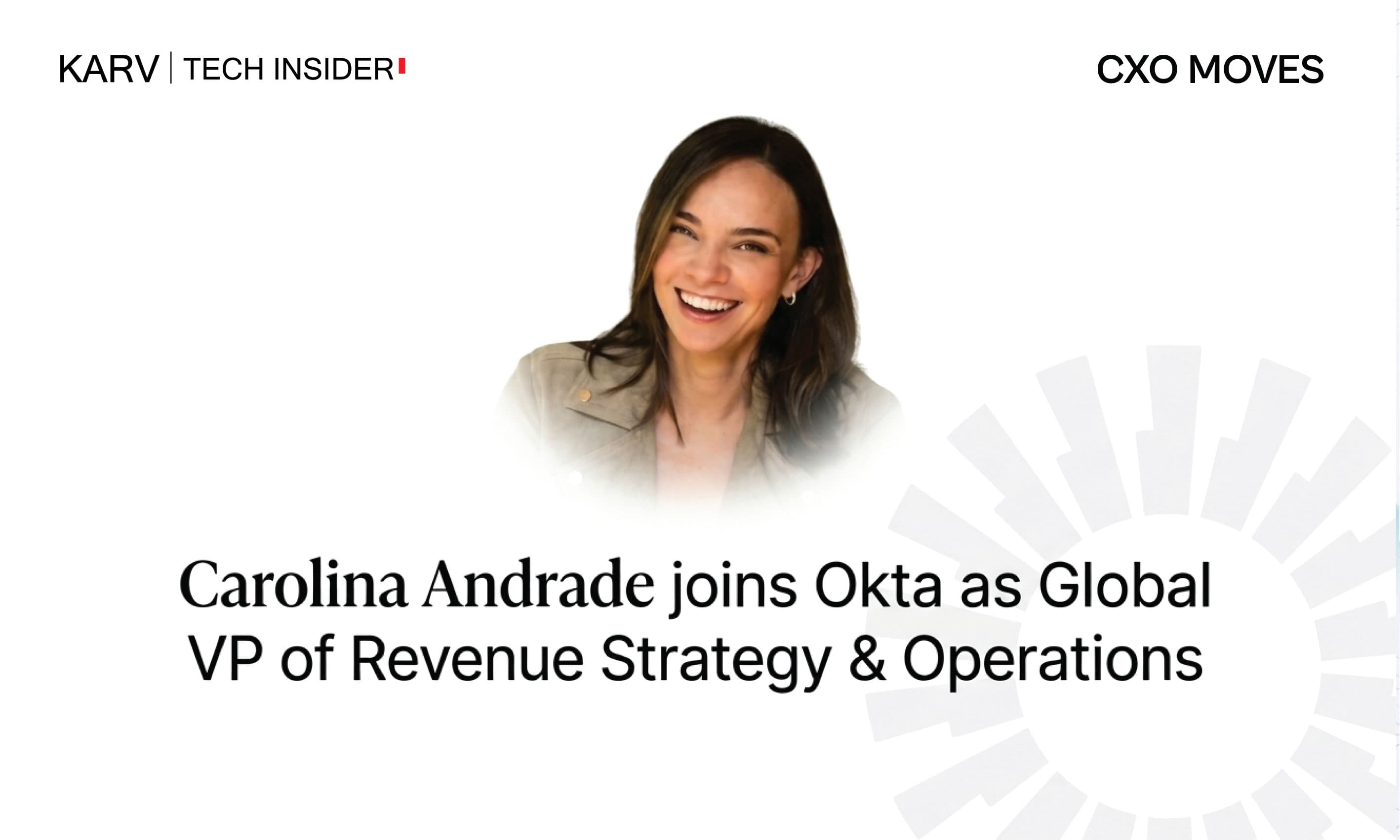 Okta appoints Carolina Andrade as Global VP of Revenue Strategy & Operations