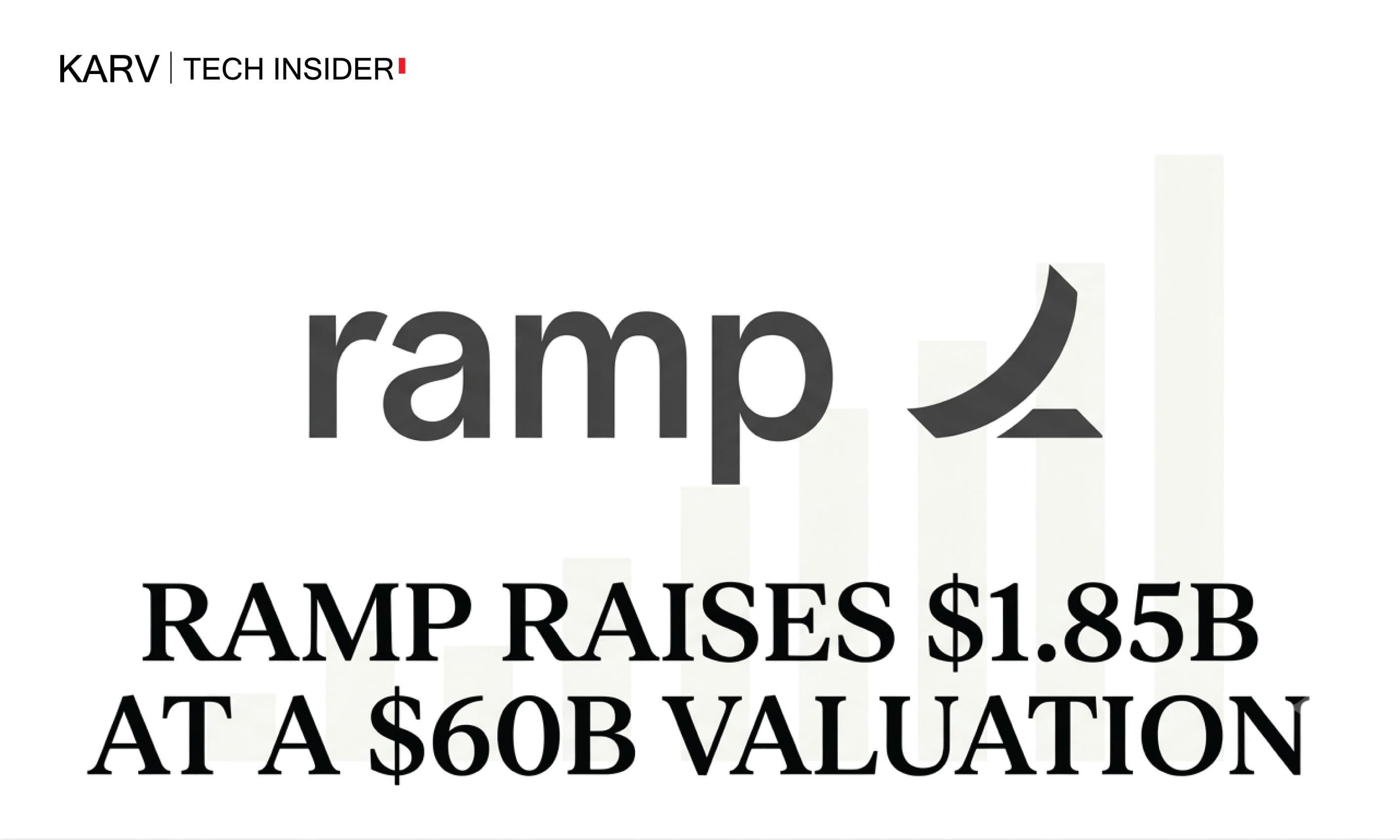 Ramp raises $1.85 billion at $60 billion valuation as AI expands its finance platform