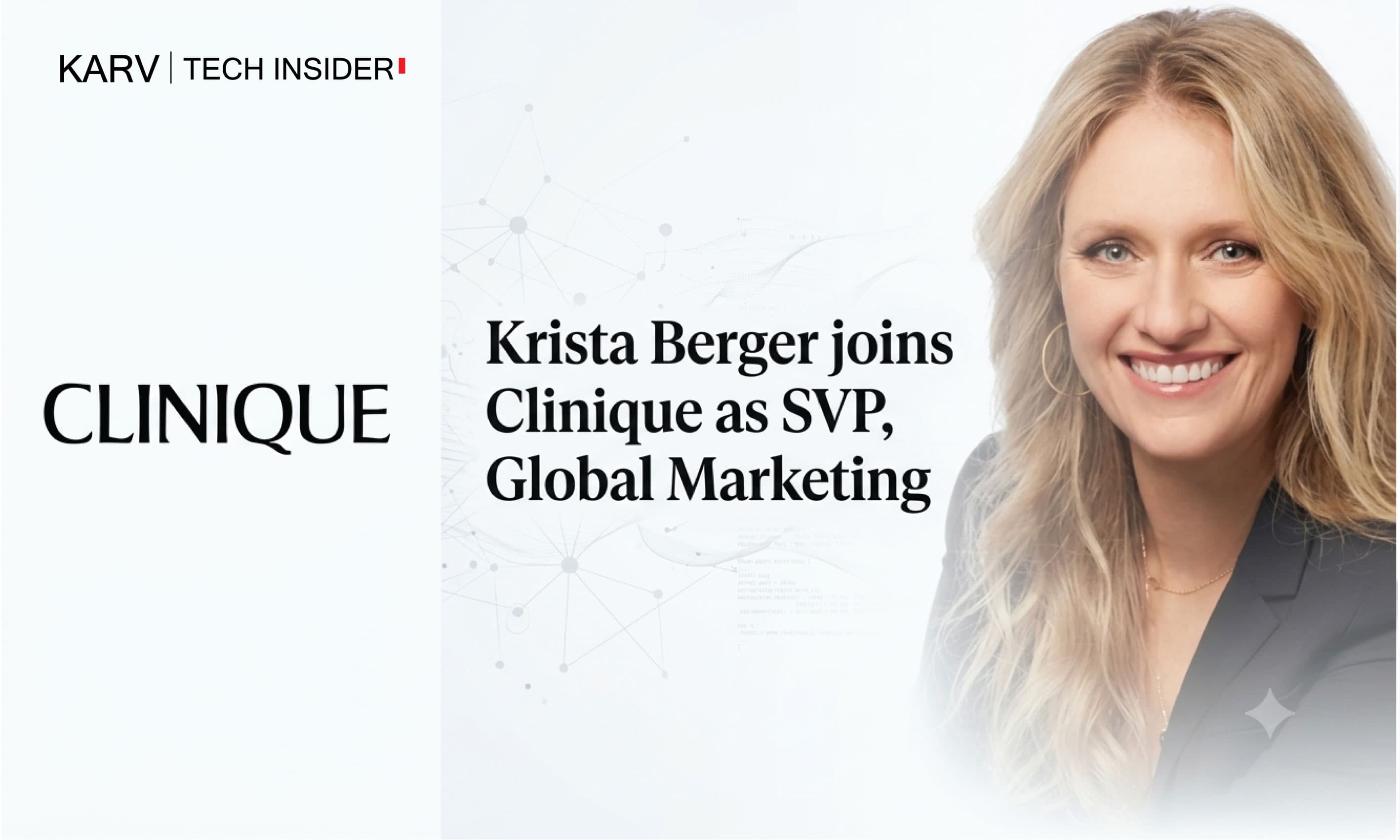 Clinique appoints Krista Lee Berger as Senior Vice President, Global Marketing