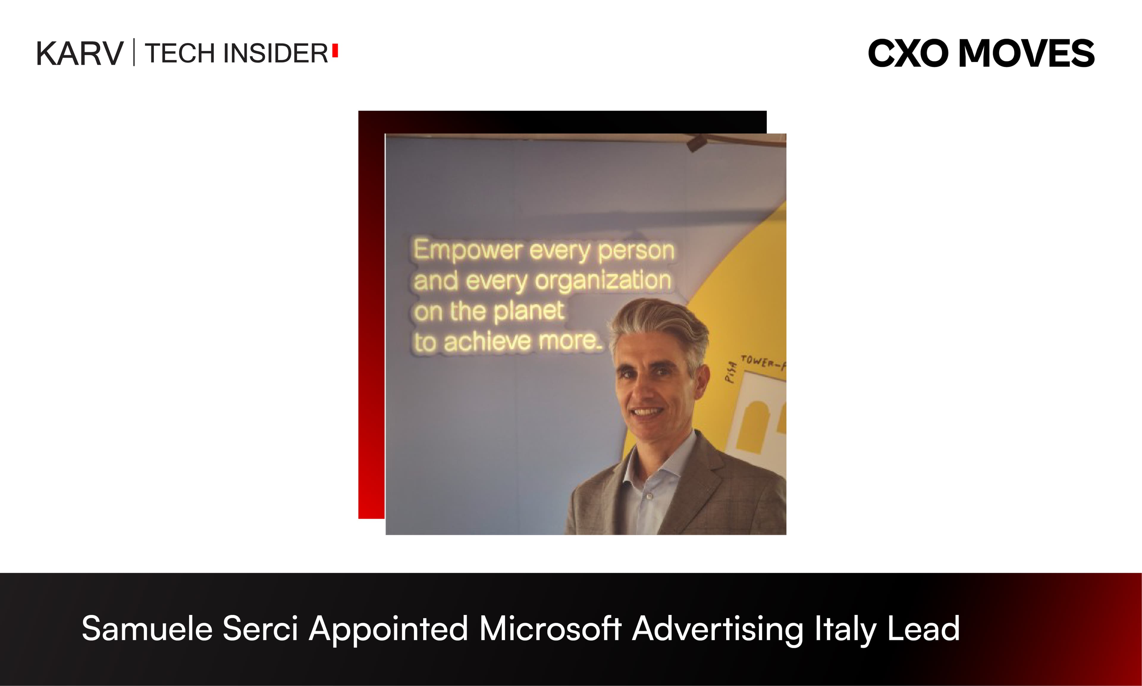 Samuele Serci Appointed Microsoft Advertising Italy Lead