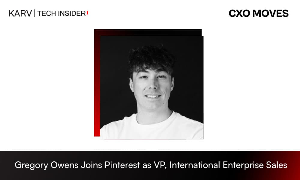 Gregory Owens Joins Pinterest as Vice President, International Enterprise Sales