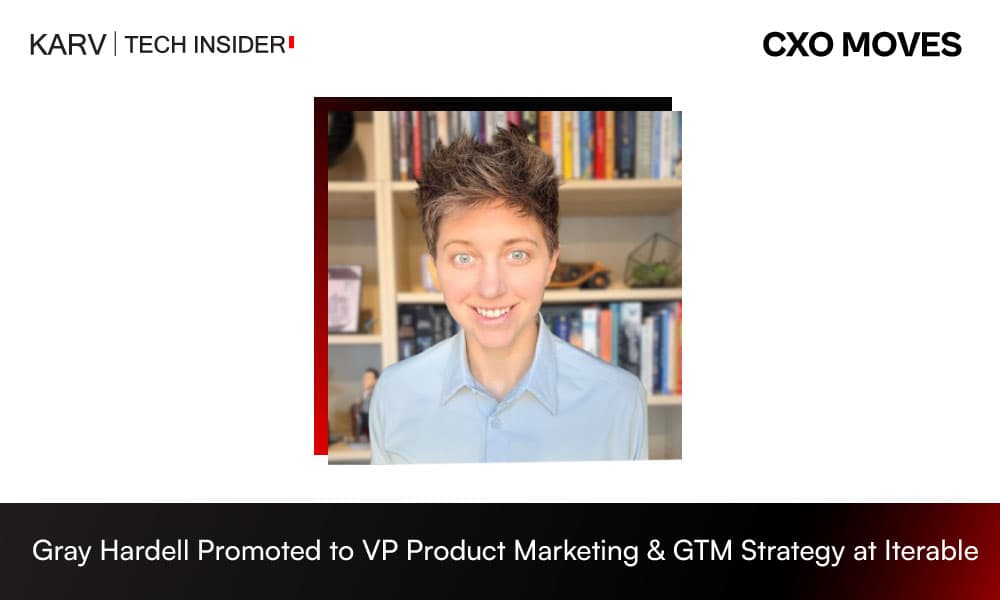 Gray Hardell Elevated to VP Product Marketing & GTM Strategy at Iterable