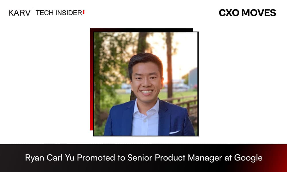 Ryan Carl Yu Promoted to Senior Product Manager and Joins Google Sheets Product Team